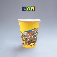 LỐC 50 LY IN TRANH - SÀI GÒN CHỢ LỚN 360ML - CÀ PHÊ ĐÁ, NƯỚC UỐNG LẠNH - LY DÀY, ĐẸP, 260 Gram SM - Giá đã gồm HĐ VAT