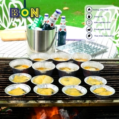 LỐC 100 CHÉN NHÔM NƯỚNG BON C - 60ML