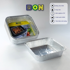 LỐC 20 KHAY CHIÊN KHÔNG DẦU VUÔNG BON G - 1500ML