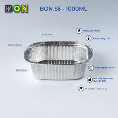 LỐC 20 TÔ NẤU MÌ HÀN QUỐC BON S6 - 1000ML