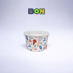 LỐC 50 LY GIẤY KEM, TOPPING 120ML(4oz) – LY ĐỰNG KEM, TOPPING, BÁNH FLAN, SỮA CHUA – LY DÀY, ĐẸP – GIÁ ĐÃ GỒM HĐ VAT