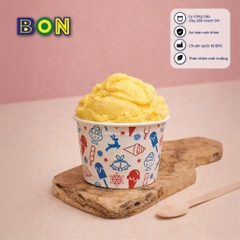 LỐC 50 LY GIẤY KEM, TOPPING 120ML(4oz) – LY ĐỰNG KEM, TOPPING, BÁNH FLAN, SỮA CHUA – LY DÀY, ĐẸP – GIÁ ĐÃ GỒM HĐ VAT