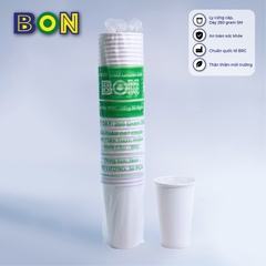 LỐC 50 LY GIẤY TRẮNG - 500ML (16 OZ)