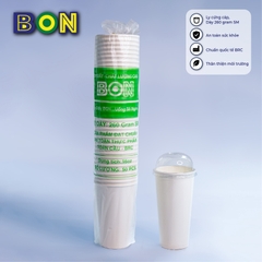 LỐC 50 LY GIẤY TRẮNG 650ML - (22 OZ)