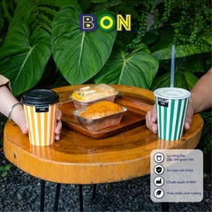 LỐC 50 LY GIẤY IN SỌC - 360ML (12 / 14 OZ)