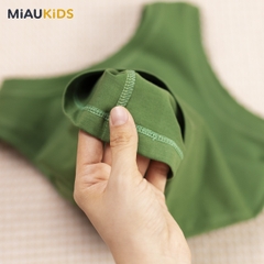 Bộ ba lỗ bé trai cotton in chữ M cá tính quần áo trẻ em mát mịn