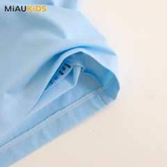 Đồ Bộ Bé Trai Cotton Họa Tiết Gấu Chill Cộc Tay Thoáng Mát MiauKids