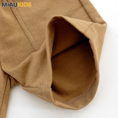 Bộ thun cộc tay cotton in hình Gorilla cool ngầu cho bé trai năng động