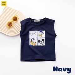 Áo Ba Lỗ Bé Trai Quần Áo Trẻ Em MIAUKIDS In Hình Nhân Vật Hoạt Hình Disney Cotton Co Giãn Thấm Hút Mặc Hè Thoáng Mát