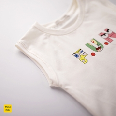 Áo Ba Lỗ Cho Bé Trai In chữ F.U.N cách điệu Chất Cotton Co Giãn Thấm Hút Mặc Hè Thoáng Mát - Quần áo trẻ em MiauKids