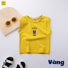 Áo Ba Lỗ Bé Trai Quần Áo Trẻ Em MIAUKIDS Họa Tiết Gấu Whoau Chất Cotton Co Giãn Thấm Hút Cho Bé Mặc Hè Thoáng Mát