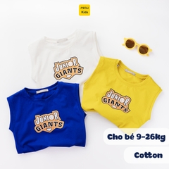 Áo Ba Lỗ Bé Trai Quần Áo Trẻ Em MIAUKIDS Họa Tiết Chữ Junior Giant Chất Cotton Co Giãn Thấm Hút Cho Bé Mặc Hè Thoáng Mát