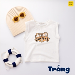 Áo Ba Lỗ Bé Trai Quần Áo Trẻ Em MIAUKIDS Họa Tiết Chữ Junior Giant Chất Cotton Co Giãn Thấm Hút Cho Bé Mặc Hè Thoáng Mát