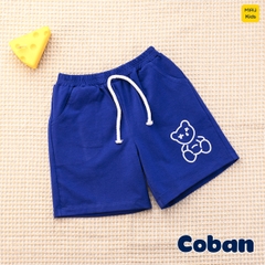 Quần đùi cho bé hoạ tiết Hình Gấu dễ thương, thun cotton mềm mịn mát cho bé mặc nhà đi học đi chơi