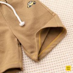 Quần đùi bé trai hoạ tiết đáng yêu, chất thun nỉ cotton đứng form, mềm mát cho bé mặc đi học đi chơi - Quần áo trẻ em