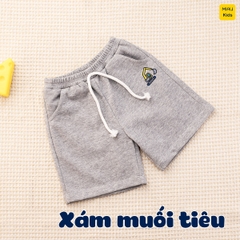 Quần đùi bé trai hoạ tiết đáng yêu, chất thun nỉ cotton đứng form, mềm mát cho bé mặc đi học đi chơi - Quần áo trẻ em