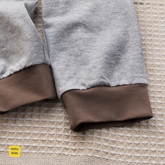 Bộ dài tay cho bé hoạ tiết chú chú nhím dễ thương, thun cotton mềm mịn mát cho bé mặc nhà rất thích