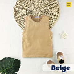 Áo Ba Lỗ Bé Trai Cotton Cao Cấp Thoáng Mát Nhiều Màu - MiauKids