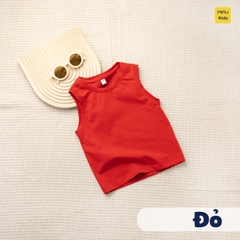 Áo Ba Lỗ Bé Trai Cotton Cao Cấp Thoáng Mát Nhiều Màu - MiauKids