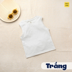 Áo Ba Lỗ Bé Trai Cotton Cao Cấp Thoáng Mát Nhiều Màu - MiauKids