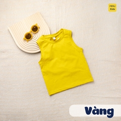 Áo Ba Lỗ Bé Trai Cotton Cao Cấp Thoáng Mát Nhiều Màu - MiauKids