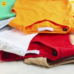Áo Ba Lỗ Cotton Trơn Size Đại Cho Bé Trai Thoáng Mát Hoạt Động Ngoài Trời