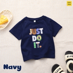 Áo phông cho bé hoạ tiết chữ phong cách thể thao đáng yêu chất thun cotton thoáng mát mềm mịn cho bé mặc đi học đi chơi