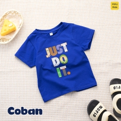 Áo phông cho bé hoạ tiết chữ phong cách thể thao đáng yêu chất thun cotton thoáng mát mềm mịn cho bé mặc đi học đi chơi