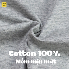 Áo Thun Trơn Cotton Cao Cấp Cho Bé Trai - Thoáng Mát Mềm Mịn - MiauKids