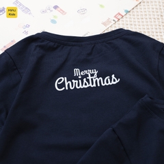 Áo thun Noel cho bé hoạ tiết hình cây thông noel đáng yêu chất thun cotton thoáng mát mềm mịn cho bé mặc đi chơi mùa giá