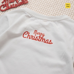 Áo thun Noel cho bé hoạ tiết Ông Già Noel mang quà đáng yêu chất thun cotton thoáng mát mềm mịn cho bé chơi giáng sinh
