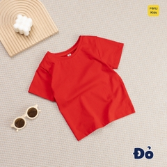 Áo Thun Trơn Cotton Cao Cấp Cho Bé Trai - Thoáng Mát Mềm Mịn - MiauKids