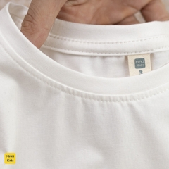 Áo Thun Cotton Trơn Cao Cấp Cho Bé Trai Size Đại MiauKids