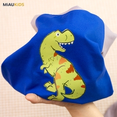 Bộ đồ khủng long cotton tay ngắn cho bé trai - Mềm mại thoáng mát