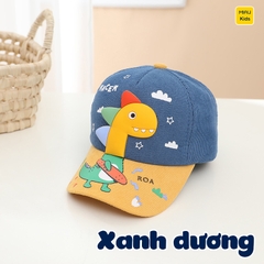 Nón lưỡi trai hoạ tiết chú Khủng long Đáng yêu cá tính cực dễ thương cho bé từ 3-8 tuổi đi học đi chơi
