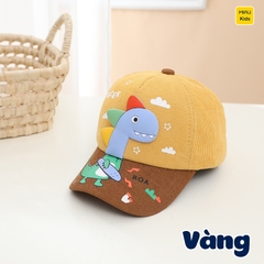 Nón lưỡi trai hoạ tiết chú Khủng long Đáng yêu cá tính cực dễ thương cho bé từ 3-8 tuổi đi học đi chơi