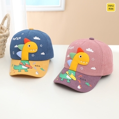 Nón lưỡi trai hoạ tiết chú Khủng long Đáng yêu cá tính cực dễ thương cho bé từ 3-8 tuổi đi học đi chơi