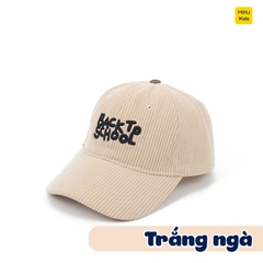 Nón lưỡi trai Chữ Back To SChool Đáng yêu cá tính cực dễ thương, chất vải mềm mại cho bé từ 3-8 tuổi đi học đi chơi