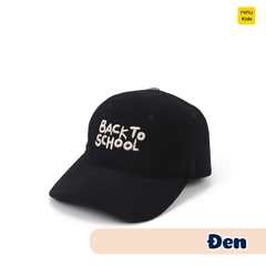 Nón lưỡi trai Chữ Back To SChool Đáng yêu cá tính cực dễ thương, chất vải mềm mại cho bé từ 3-8 tuổi đi học đi chơi