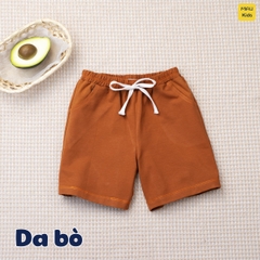 Quần Đùi Bé Trai Bé Gái MIAUKIDS Short Trơn Nhiều Màu Phong Cách Basic Thun Cotton Mềm Mại, Thấm Hút Mặc Hè Thoáng mát