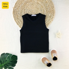 Áo Thun Ba Lỗ Trơn Cho Bé nhiều màu, Chất Liệu Thun Cotton Mềm Mịn Thoáng Mát Cho Bé mặc nhà thoải mái - MiauKids