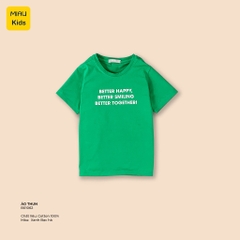 Áo phông cho bé, Áo ba lỗ bé trai In Chữ Better cực cá tính, Cotton Mềm mịn thấm hút Cho Bé Đến 55Kg mặc đi học đi chơi