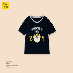 Áo Thun Bé Trai Cotton Hoạ Tiết Khỉ Little Boy Ngộ Nghĩnh Thoáng Mát