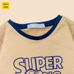 Đồ Bộ Bé Trai Mario Cotton Cao Cấp Mát Mẻ 1-14 Tuổi