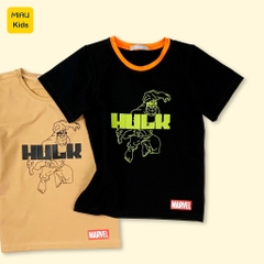 Áo Thun Bé Trai Hulk Cotton Mềm Mát 1-14 Tuổi Cộc Tay Ba Lỗ