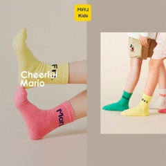 Tất Vớ Cotton Weekday Cho Bé Trai Bé Gái 3-12 Tuổi Phong Cách Thanh Lịch
