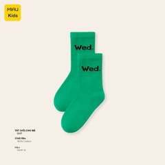 Tất Vớ Cotton Weekday Cho Bé Trai Bé Gái 3-12 Tuổi Phong Cách Thanh Lịch