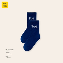 Tất Vớ Cotton Weekday Cho Bé Trai Bé Gái 3-12 Tuổi Phong Cách Thanh Lịch