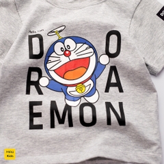 Đồ Bộ Bé Trai Doraemon Cotton Co Giãn Thoáng Mát Cộc Tay Thời Trang