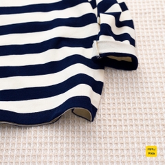 Áo thun dài tay bé trai hoạ tiết Sọc nhiều màu dễ thương chất thun cotton thoáng mát mềm mịn cho bé mặc đi học đi chơi